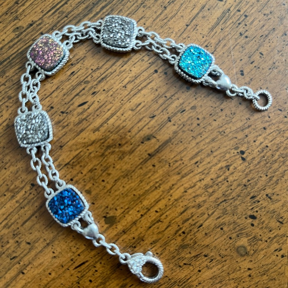 Judith Ripka Druzy bracelet.